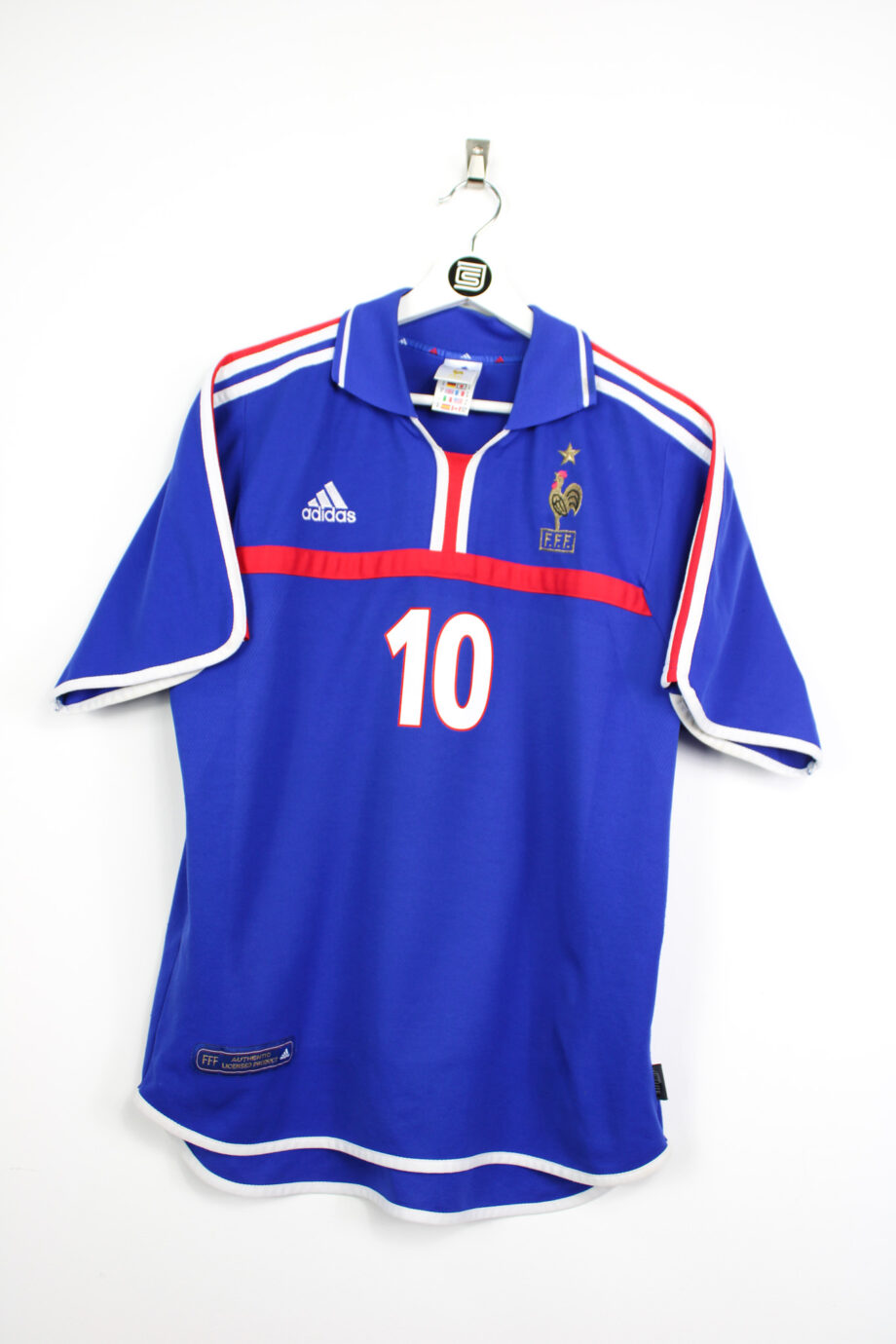 2000-02 France home jersey (#10 ZIDANE) - M