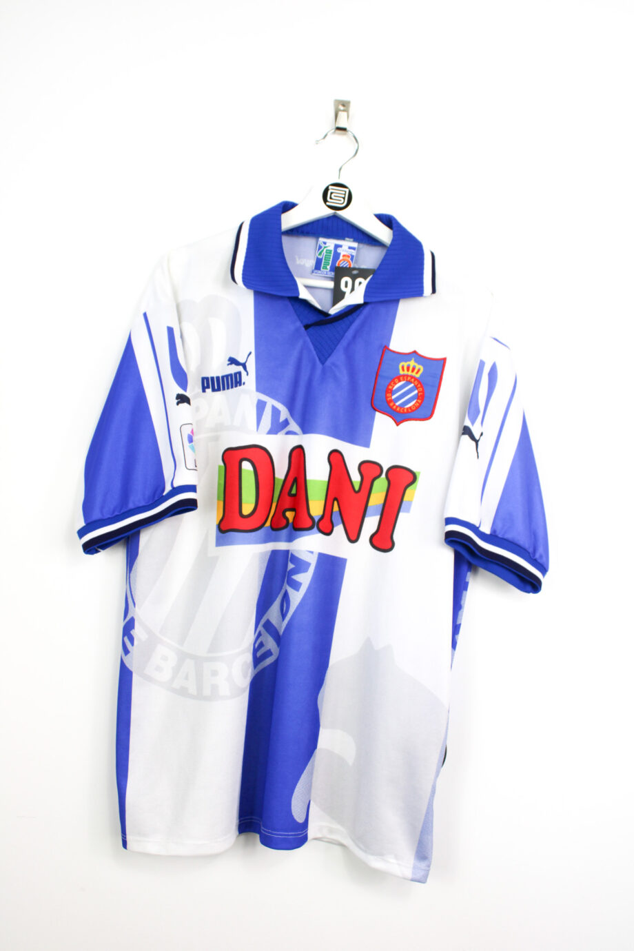 1997-98 Espanyol Barcelona home jersey - L